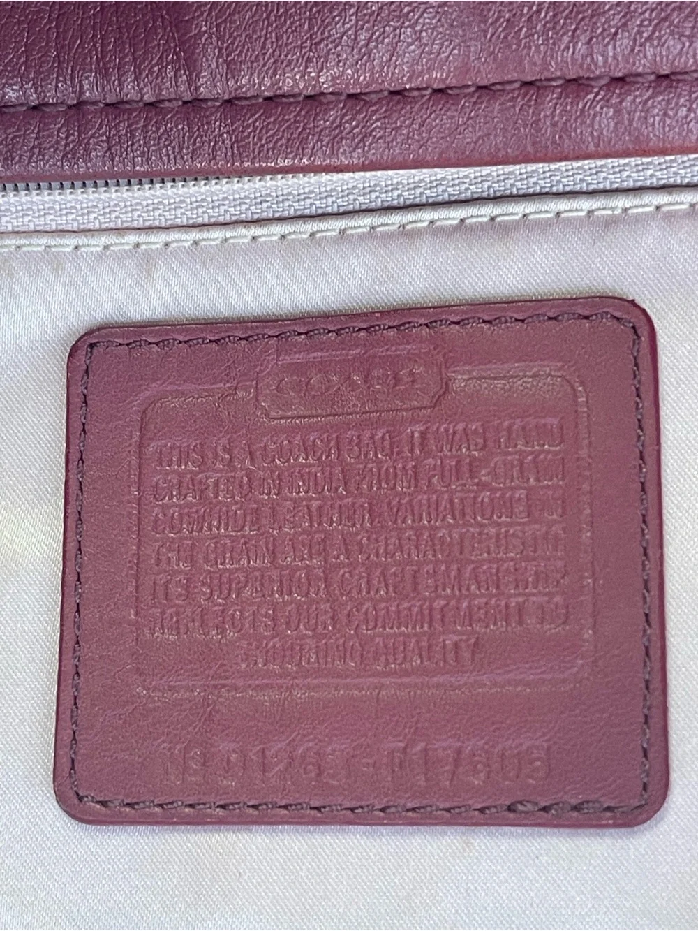 Coach Ashley pleated Rose Leather Shoulder Bag with Silver Hardware,ink inside